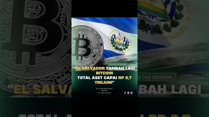 #ElSalvador #Bitcoin #BTCReserve #CryptoNews#KriptoGlobal #BlockchainUpdate #BitcoinNation