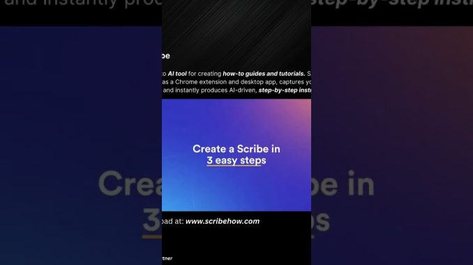 Use Scribe AI to Create Step-by-Step Guides in Seconds!