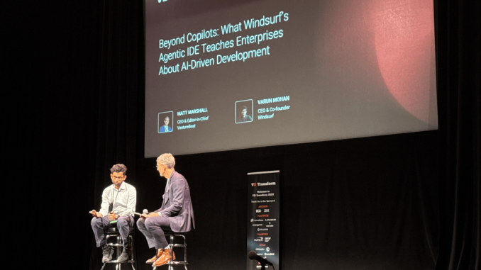 Windsurf CEO Varun Mohan at VB Transform 2025 Windsurf CEO Varun Mohan at VB Transform 2025