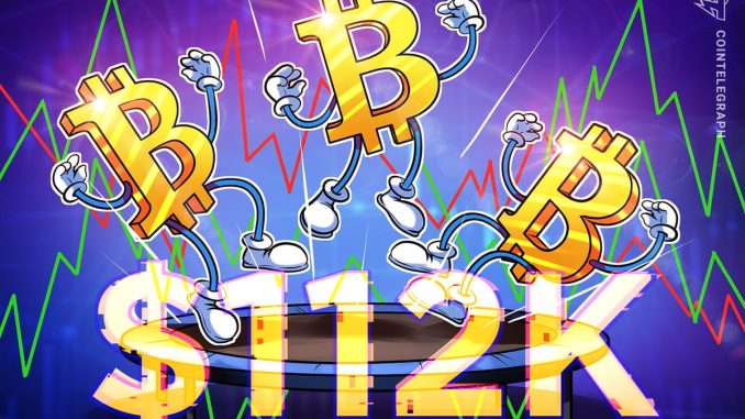 Bitcoin Hits New $112K High As Bears See $200M Liquidation Bitcoin Hits New $112K High As Bears See $200M Liquidation