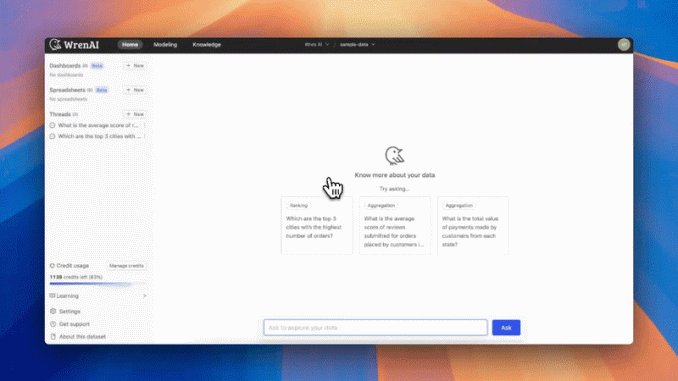 Meet WrenAI: The Open-Source AI Business Intelligence Agent for Natural Language Data Analytics