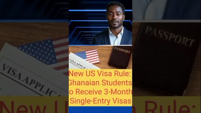 "New Visa Rules From US to Ghanains" #ai #news #studyabroad #visacost #visaupdate #USA