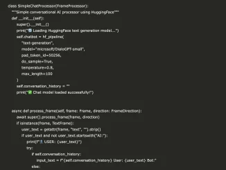 An Implementation Guide to Build a Modular Conversational AI Agent with Pipecat and HuggingFace