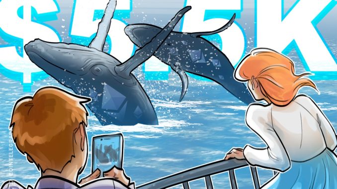 Bitcoin Whales Buy Ether After ETH Price Hits Record Highs Bitcoin Whales Buy Ether After ETH Price Hits Record Highs