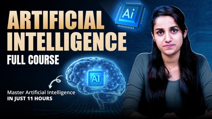Artificial Intelligence Full Course (2025) | AI Course For Beginners FREE | Intellipaat