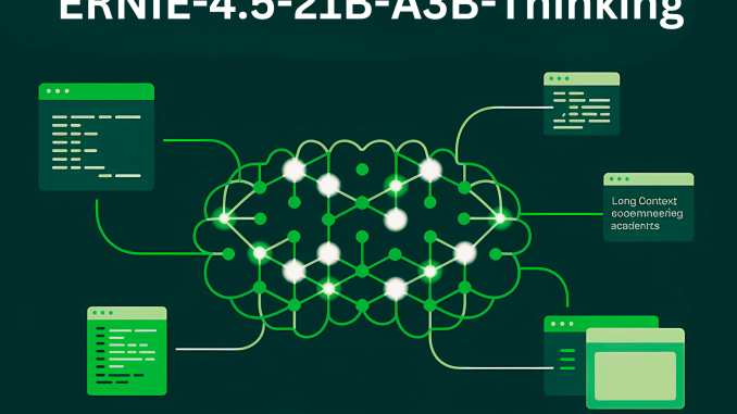 Baidu Releases ERNIE-4.5-21B-A3B-Thinking: A Compact MoE Model for Deep Reasoning
