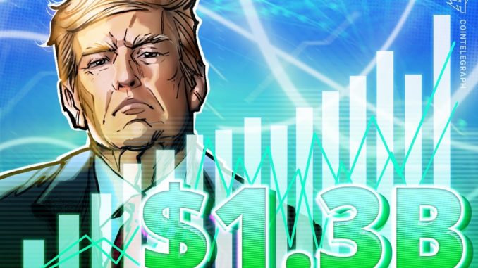 Trump Family's Collective Wealth Grows by $1.3 Billion Thanks to Crypto