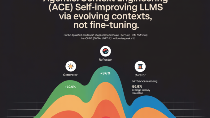 Agentic Context Engineering (ACE): Self-Improving LLMs via Evolving Contexts, Not Fine-Tuning