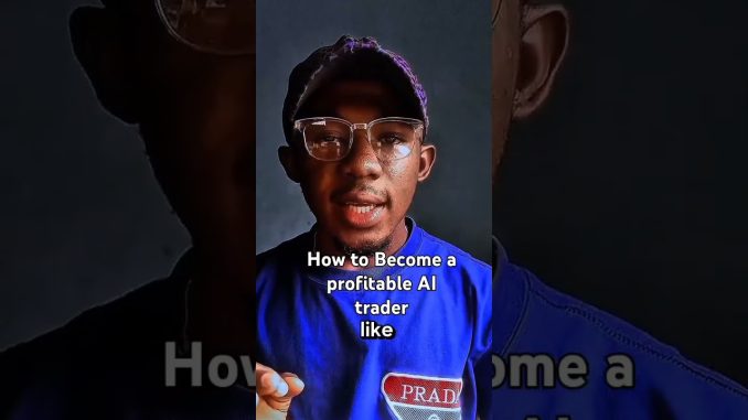 How to Become Profitable with AI trading. #fx #forex #beginner #trading