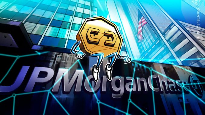 JPMorgan To Offer Crypto Trading But Won't Custody Assets Directly