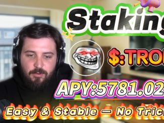 🧠 Solana staking for beginners — real TROLL mining with stable 5781.02% APY returns!