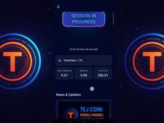 Tej network coin - Tej Crypto Mobile mining app - Free Crypto on Your Smartphone - New mining app