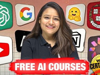 10 FREE AI Courses for Absolute Beginners in 2025 | Tips to Get Free Certificate as Well 😱