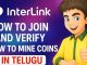 InterLink Network Beginners Guide | Earn ITLG Coins Free | Full Step-by-Step in Telugu #cryptomining