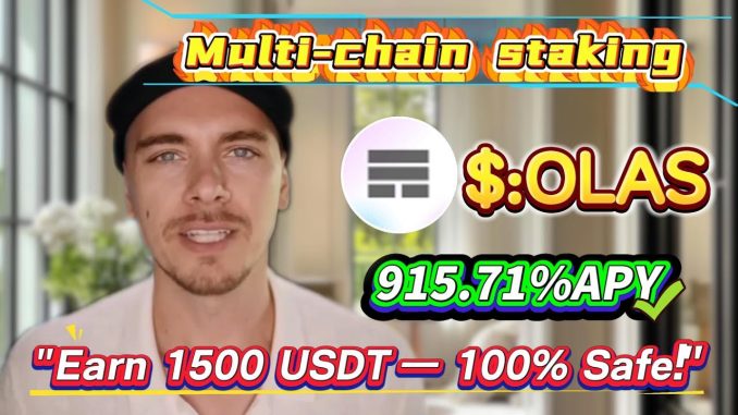 Earn 915.71% Annual Yield with OLAS Staking! Simple, No-Risk Mining Guide