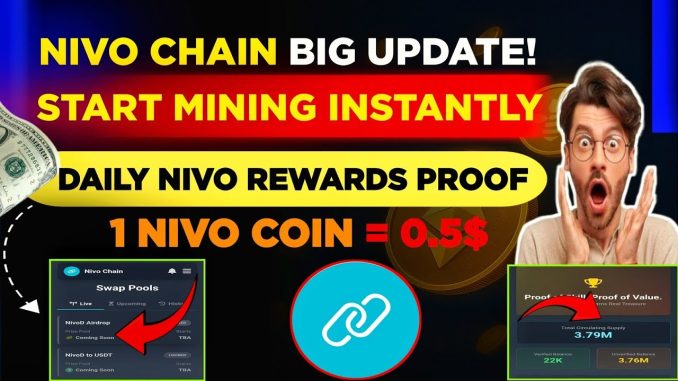 Nivo Chain Mining Explained | Earn NIVO Tokens Safely | Beginner-Friendly Tutorial