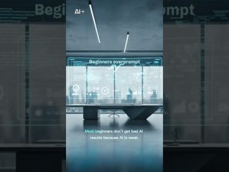 Why beginners overprompt AI