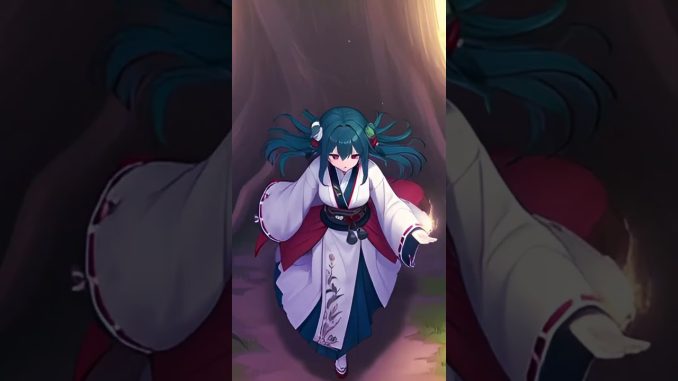 Emerald Quest: AI Maiden Guides Life to Bloom! 🌿#geminiai #grokimagine #aishorts