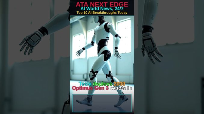 Today’s Top AI News & Breakthroughs 🔥 — NVIDIA, OpenAI, Tesla & More Change Everything