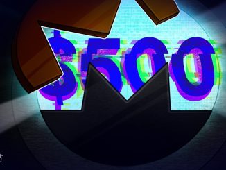 XMR Price Reaches $500 for the First Time Since 2021 After Zcash Falls